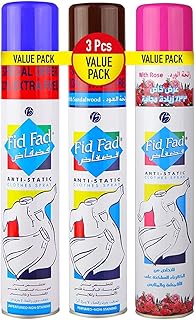 Spray à lessive antistatique naturel fade fade - 300 ml pack de 3