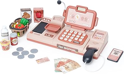 Jouet de caisse enregistreuse pour enfants jeu électronique classique avec son