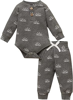 Ensemble de vêtements d'hiver pour nouveau-nés garçons et filles, unisexe en coton à