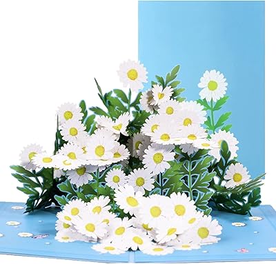 Bigthree cartes de vœux pop-up 3d bouquet de fleurs cartes de vœux cartes-cadeaux
