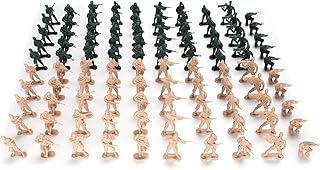 Ensemble de jouets haton en plastique pour hommes de l'armée, 100 pièces