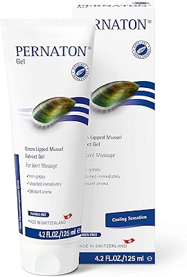 Gel de massage lipidique vert pour articulations pernatone, 125 ml