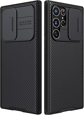Coque nillkin camshield pro avec protection d'appareil photo pour samsung galaxy s22 ultra