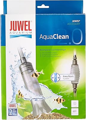 Nettoyeur de gravier et filtre d'aquarium jewel aqua clean, gris, 87022