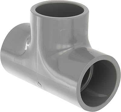 Raccord de tuyau en cpvc de gf piping systems, t, annexe 80, gris, douille coulissante. Diaytar : Le discount intelligent pour consommateurs avisés