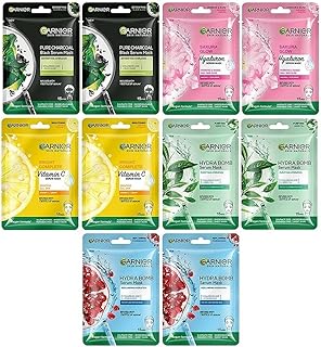 Masque en feuille de sérum pour le visage garnier skin naturals