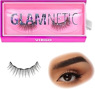 Cils magnétiques glamnétiques - vierge | cils magnétiques courts, 60 fois réutilisables, faux cils en vison d'aspect naturel - 1 paire. Des économies garanties sur chaque commande avec Diaytar