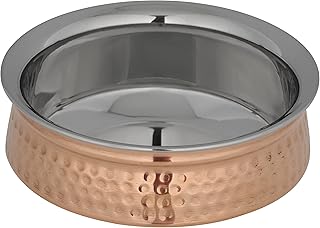 Bol de service handi en acier et cuivre royalford, rf10391 | bols indiens