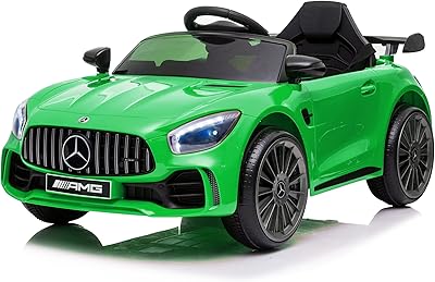 Voiture porteuse dorsa mercedes-benz amg gtr pour enfants - vert