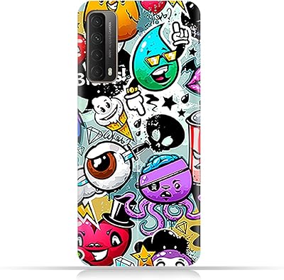Coque de protection en tpu amc design pour huawei y7a avec motif