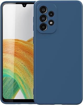 Coque en silicone liquide galaxy a33 5g - coque de protection intégrale ultra robuste de style militaire pour samsung a33 5g 6,4" (bleu). Diaytar : Votre shopping, nos meilleurs prix
