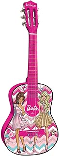 Lexi book barbie guitare acoustique en bois, guide pédagogique inclus, rose, k2000bb_01, rose
