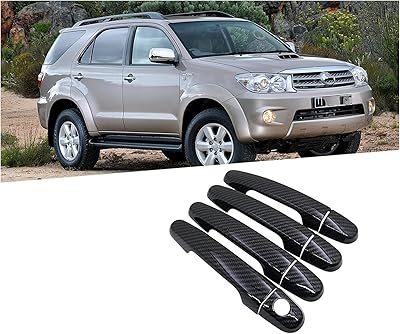 Couvercle de poignée de porte extérieure de voiture pour toyota fortuner mk1 2005