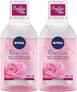 Nivea rose care eau micellaire démaquillante pour le visage à l'eau de rose