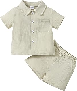 Vêtements d'été en coton pour tout-petits garçons, t-shirts et shorts, vêtements pour bébés
