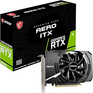 Carte graphique de jeu msi geforce rtx 3060 aero atx 12g oc