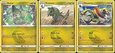 Jeu de cartes haxorus brilliant stars 112/172 - pokémon evolution 3 - type