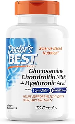 Meilleure glucosamine chondroïtine msm + acide hyaluronique avec collagène biocellulaire soutien
