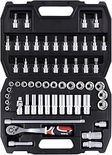 Jeu de douilles et d'outils yato yt-3857 3 8" 58 pièces
