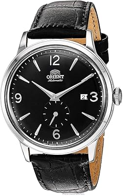 Montre automatique japonaise petite seconde bambino pour homme d'orient avec bracelet en cuir