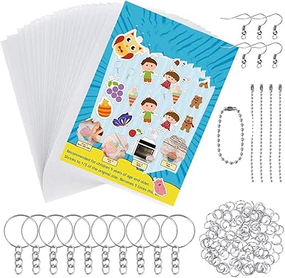 L'ensemble de papier plastique thermorétractable charm collection de 145 pièces comprend 20 morceaux