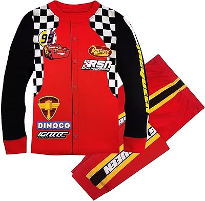 Déguisement disney pixar bearting mcqueen pete crew pj pulse pour garçons - voitures