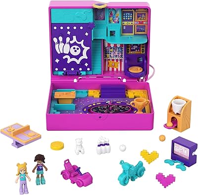 Petit ensemble de jouets poli pocket, jeu d'arcade race and rock avec 2