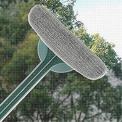 Brosse de nettoyage de vitres castowave 2 en 1, brosse en maille