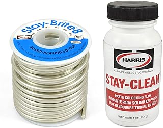 Kit de soudage harris sb861 et scpf4 - soudage à roulements en argent