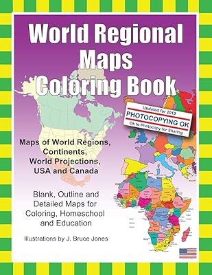 Livre de coloriage de cartes régionales du monde : cartes des régions du monde, des continents, des projections mondiales, des états-unis et du canada. Diaytar : La révolution discount est en marche