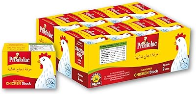 Cubes de bouillon de poulet promolac, 20 g, paquet de 24