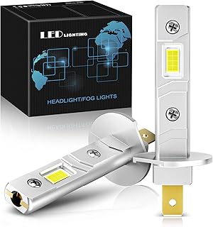 Ampoule de phare led banoyu h1 80 w 6000 k blanc, phare antibrouillard led h1 feux de route et de croisement, kit de conversion de remplacement halogène h1 led, 2 pièces. Diaytar Sénégal : Large gamme, petits prix, grande satisfaction