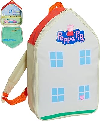 Sac à dos de jeu peppa pig avec étagère intérieure complète et pliable