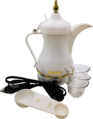 Cafetière usb golf dalla, 400 ml, ga-c9844, blanc/or