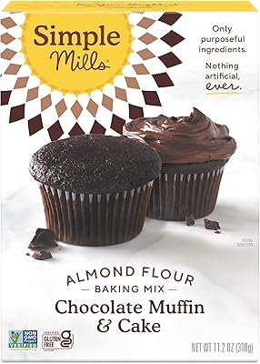 Muffins au chocolat simple mills naturellement sans gluten, 10 113 g, 295 g