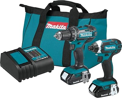 Makita ct225syx kit combiné 2 pièces compact sans fil au lithium-ion 18 v