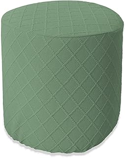 Lot de 2 housses de repose-pieds extensibles demi-rondes, housse de repose-pieds en élasthanne