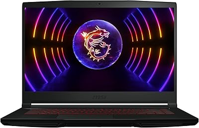 Msi gf63 écran fhd 15 pouces processeur intel core i7-12650h 16 go