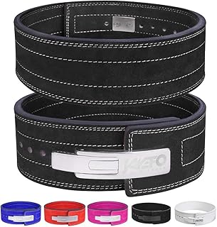 Ceinture d'haltérophilie en cuir jaifu sports avec boucle epf pour hommes et femmes