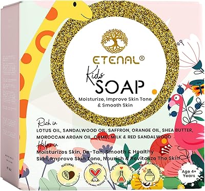 Savon naturel pour enfants etenal hydratant et débronzant pour la peau huile