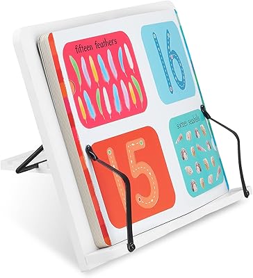 Support de livre mains libres 1325" moyen 6 angles réglables léger