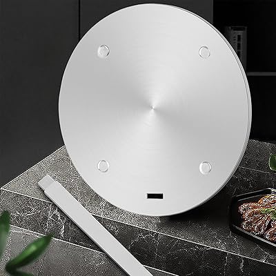 Plaque de conduction thermique pour cuisinière à gaz distributeur de chaleur en acier