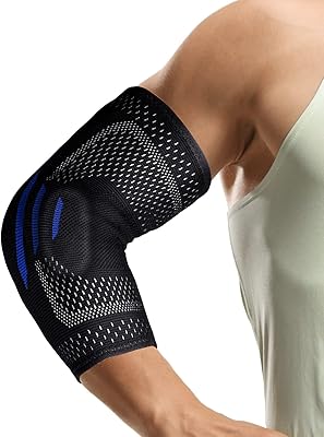 Orthèse de coude de tennis 2 en 1 pour hommes et femmes, manchons