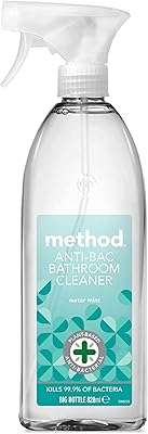 Method anti-bacterial spray, nettoyant pour salle de bain, menthe aquatique, 828 ml