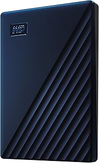 Disque dur externe portable wd my passport pour mac 5 to - bleu