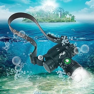 Lampe frontale de plongée ultra lumineuse de 100 000 lumens, lampe de plongée