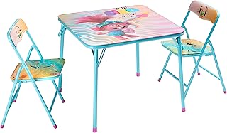 Ensemble table et chaises idea nova trolls world tour 3 pièces