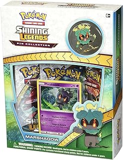 Pokemon usa inc. pok80366 ensemble de broches marshado shiny legends