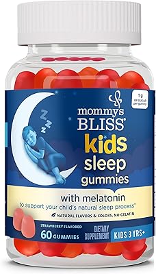 Mommy's bliss melatonin sleep gummies pour enfants : sans colorants, arômes ni gélatine