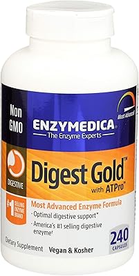 Enzymedica digest gold capsules avec at pro 240 capsules